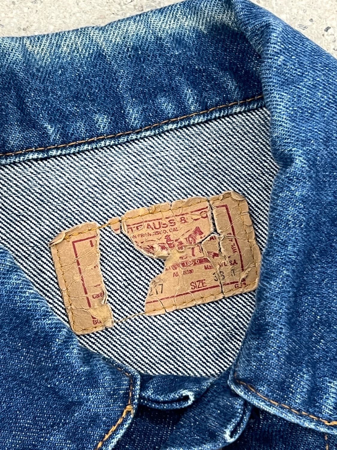 리바이스 80s 데님 트러커 자켓 상품이미지8