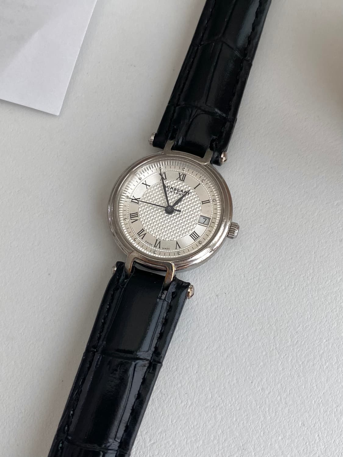 Burberrys 버버리 쿼츠 실버 레이디스 상품이미지1