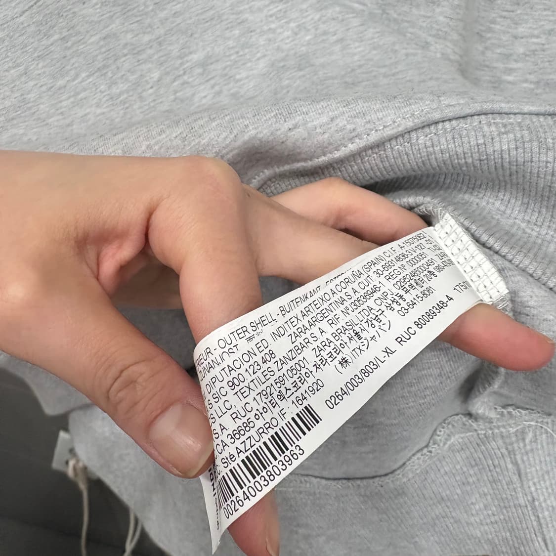 자라 X 아더에러 자수 후드 스웨트셔츠 상품이미지4