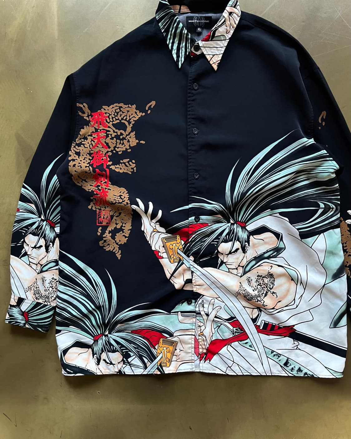 90-00s MATCH ONE  Samurai Spirits Shirt 상품이미지7