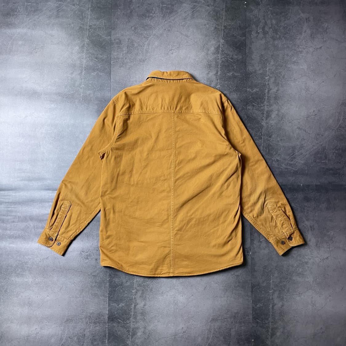 LANDS' END 빈티지 카멜 플란넬 셔츠자켓 A00442 상품이미지7