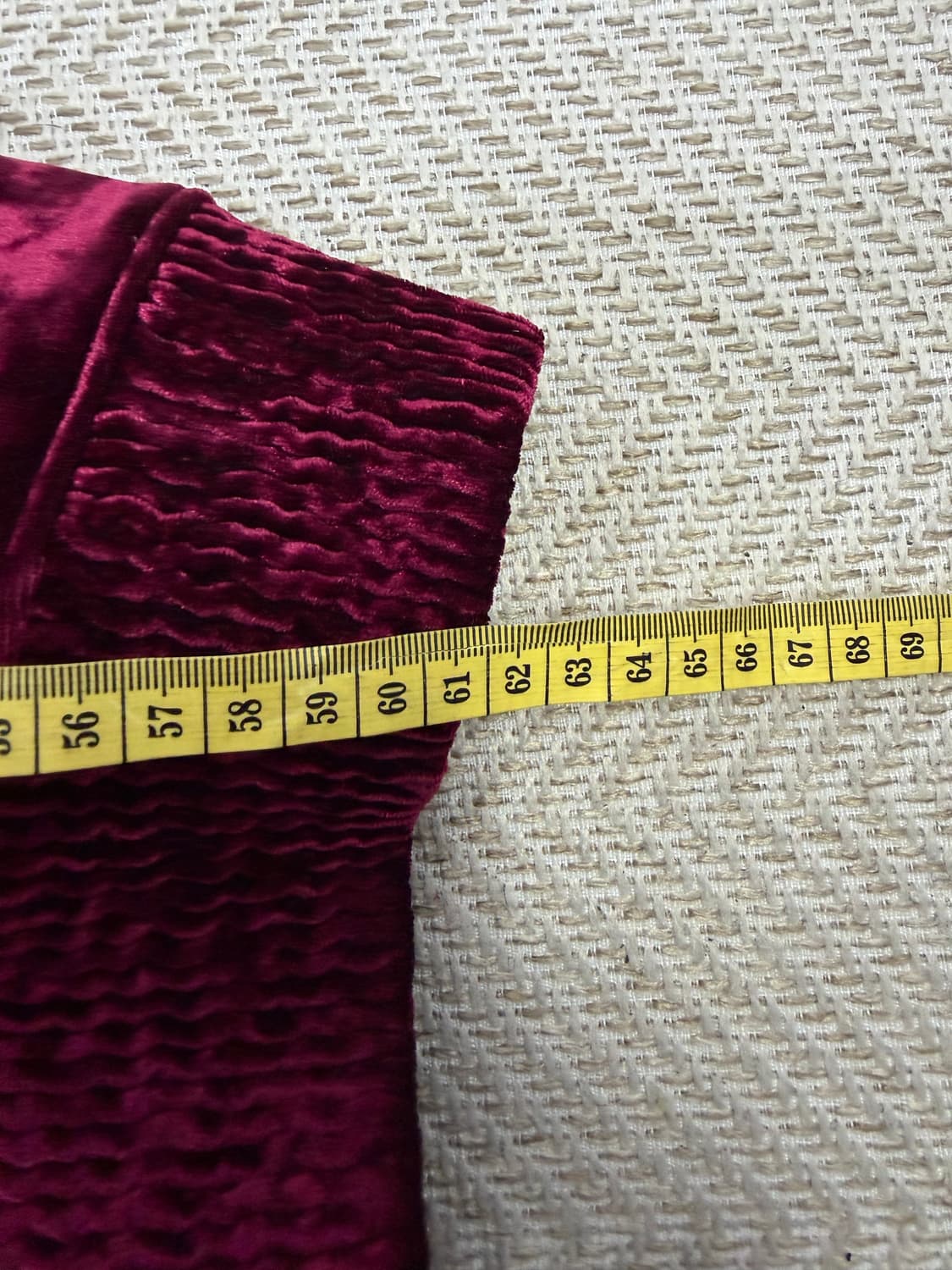 정품) 폼더스토어 한섬 벨벳 버건디 점퍼 S 상품이미지8