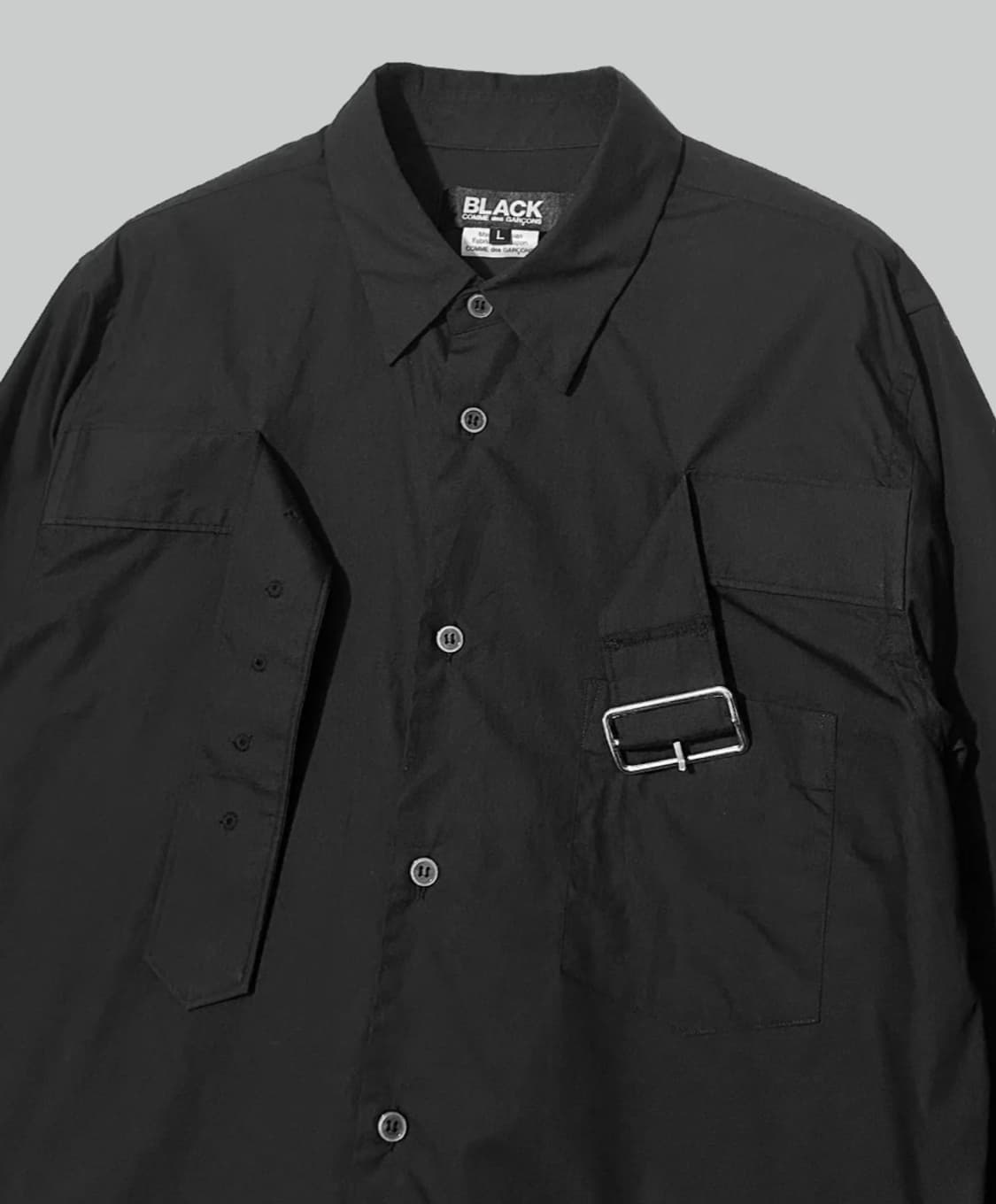 꼼데가르송 블랙 벨트 셔츠 상품이미지2