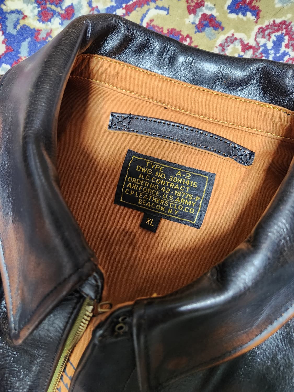 중국제 A-2 호스하이드 자켓 상품이미지2