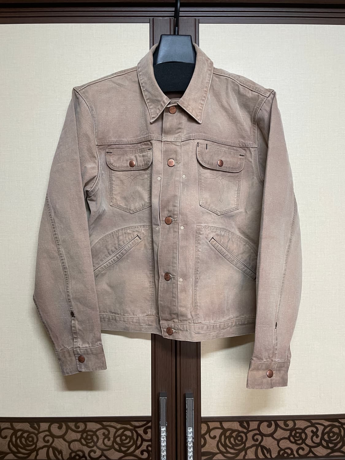 [M] RRL 디스트레스트 캔버스 트러커 재킷 상품이미지1