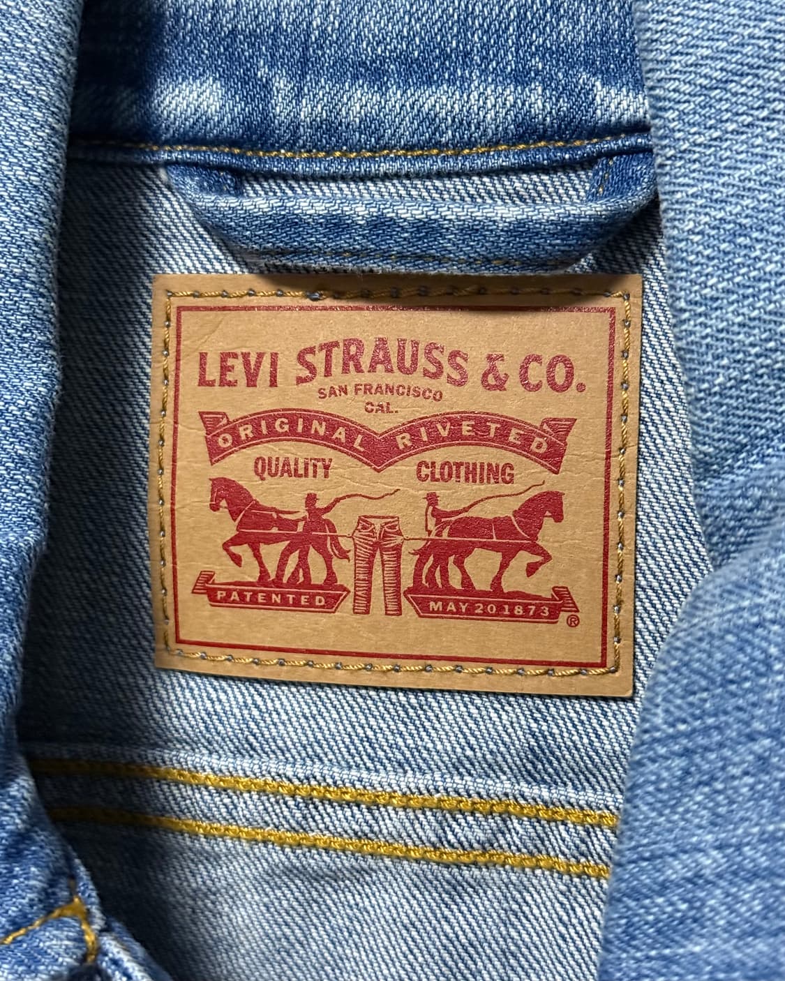 리바이스 연청 데님 워싱 트러커 워크 자켓 청자켓 S 90 여성 여자 상품이미지6