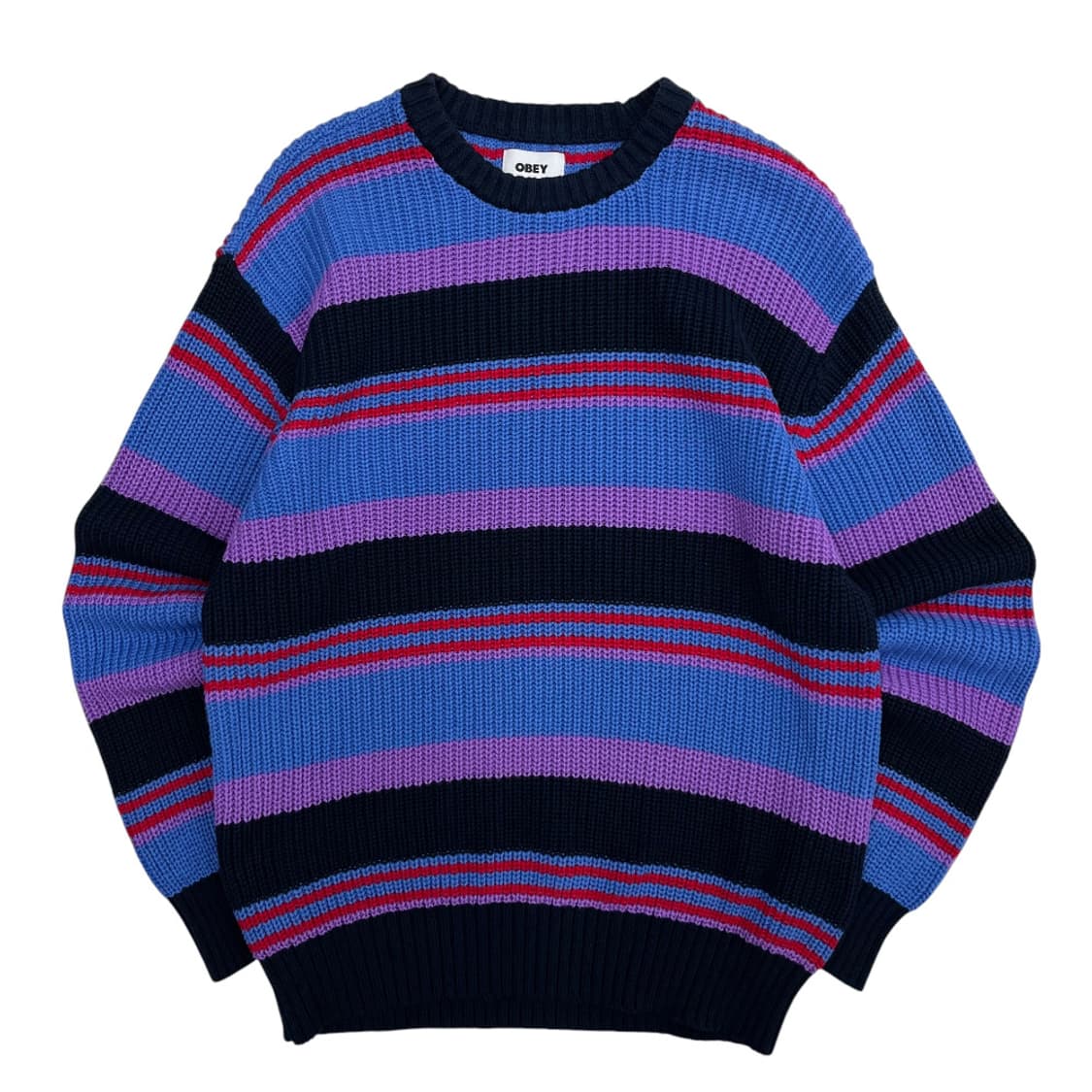 오베이 파스텔 단가라 니트 M 상품이미지2