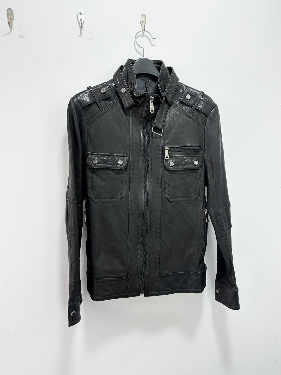 Sieg sheepskin leather jacket 상품이미지5