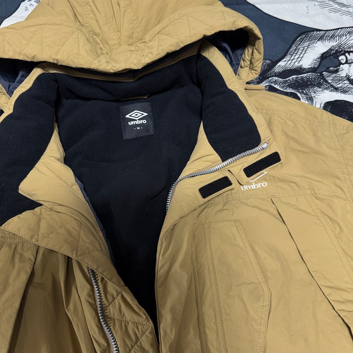 엄브로 스키파카 구스다운  롱패딩 100 L사이즈 상품이미지2