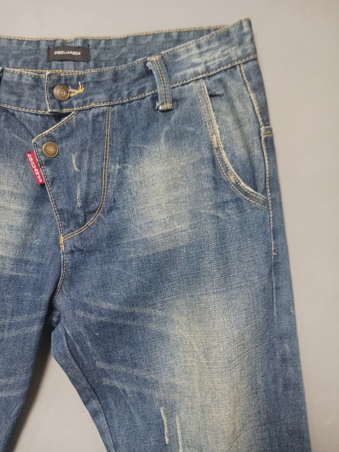 [34] 디스퀘어드2 포켓디자인 테이퍼드진 청바지 상품이미지4