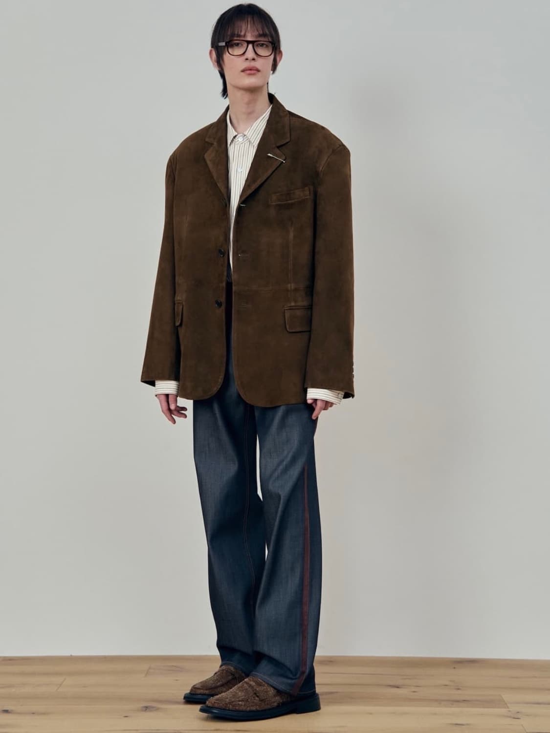 STU 고트 스웨이드 블레이저 상품이미지1