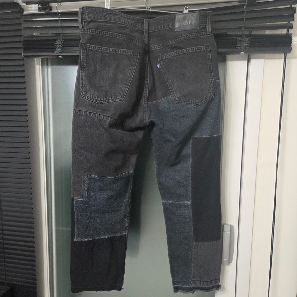 리바이스 LMC라인 패치워크 블랙진 34 상품이미지2