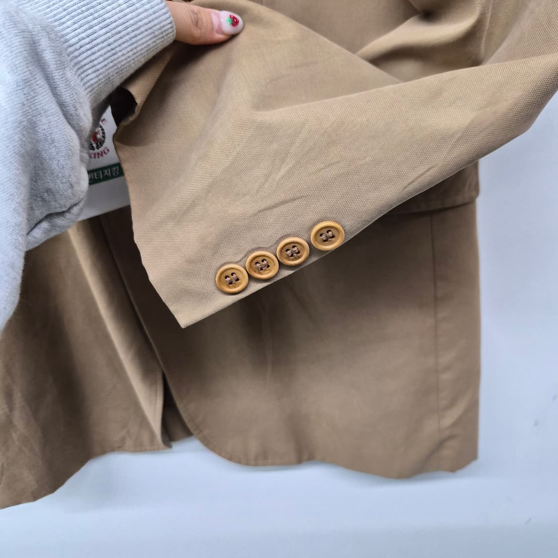 폴스미스 베이지색 블레이저 자켓 남성 M 상품이미지4