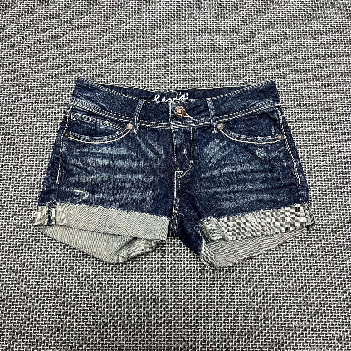 리바이스 워싱 데님 숏팬츠  상품이미지1