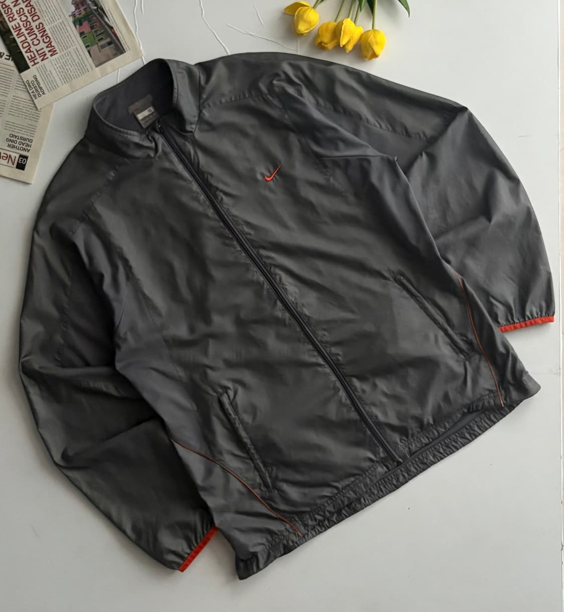 Nike 나이키 빈티지 그레이 윈드브레이커 상품이미지1