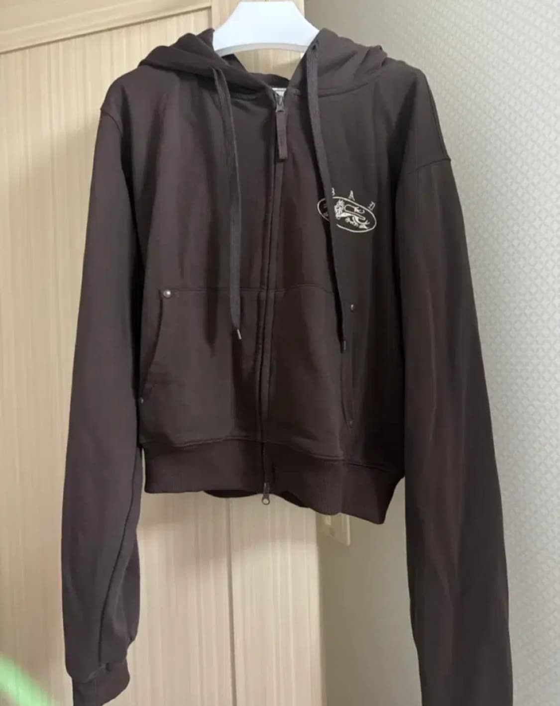 배드블러드 미스틱 캡슐 후드집업 브라운 상품이미지6