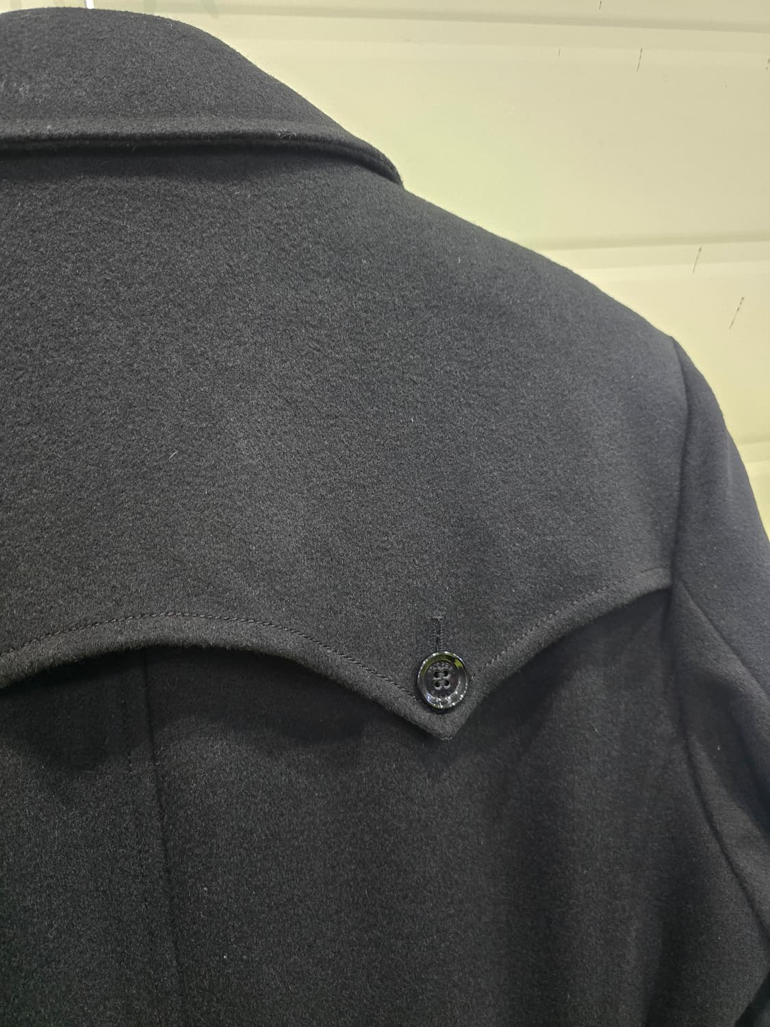 JASPER 밀리터리 블랙 더블 버튼 벨트 코트 상품이미지5