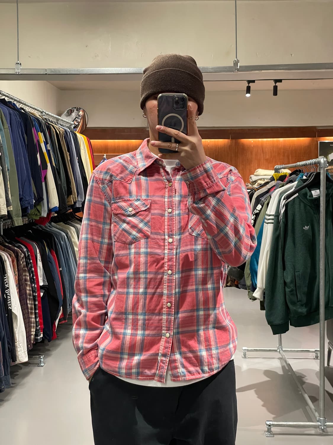 디키즈 체크 웨스턴 셔츠   상품이미지1