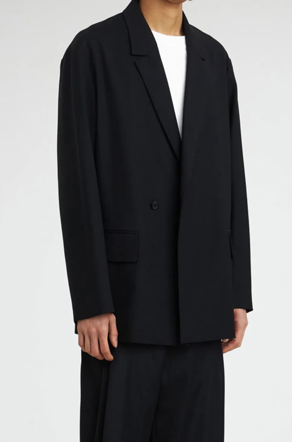 youth 더블자켓 블레이저 black L 상품이미지1