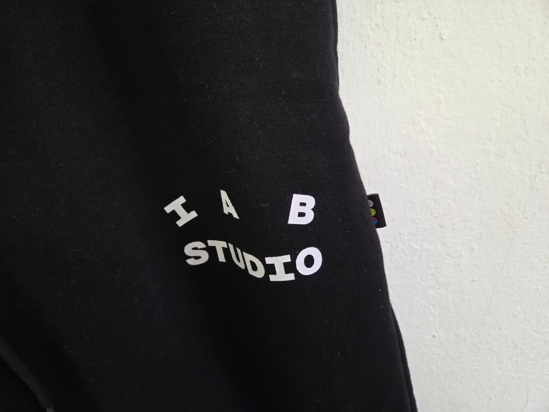 IAB STUDIO 블랙 스웨트팬츠  상품이미지2