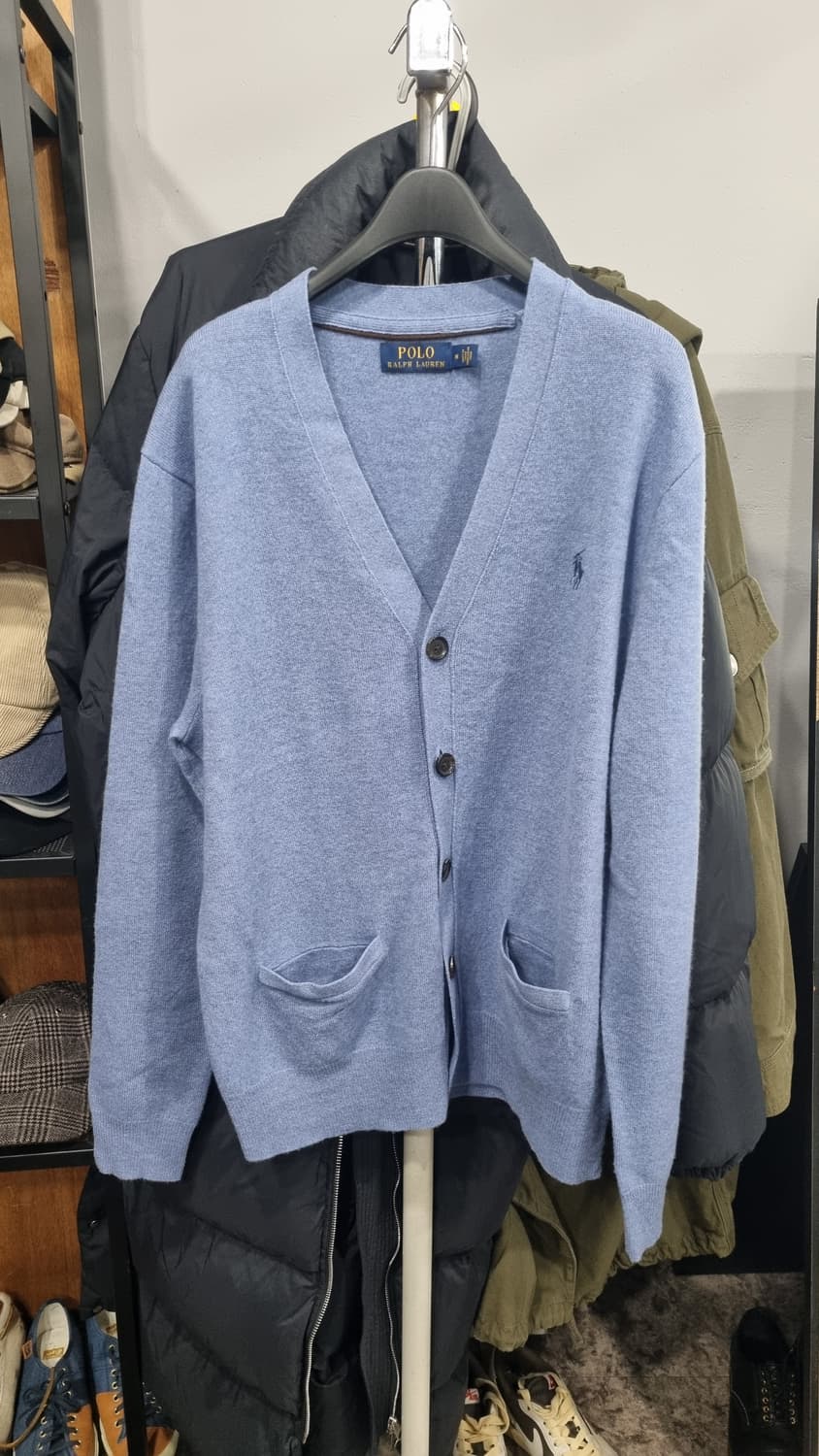 폴로 울 가디건 m(가슴단면52) 95~100 상태좋아요~ 상품이미지1
