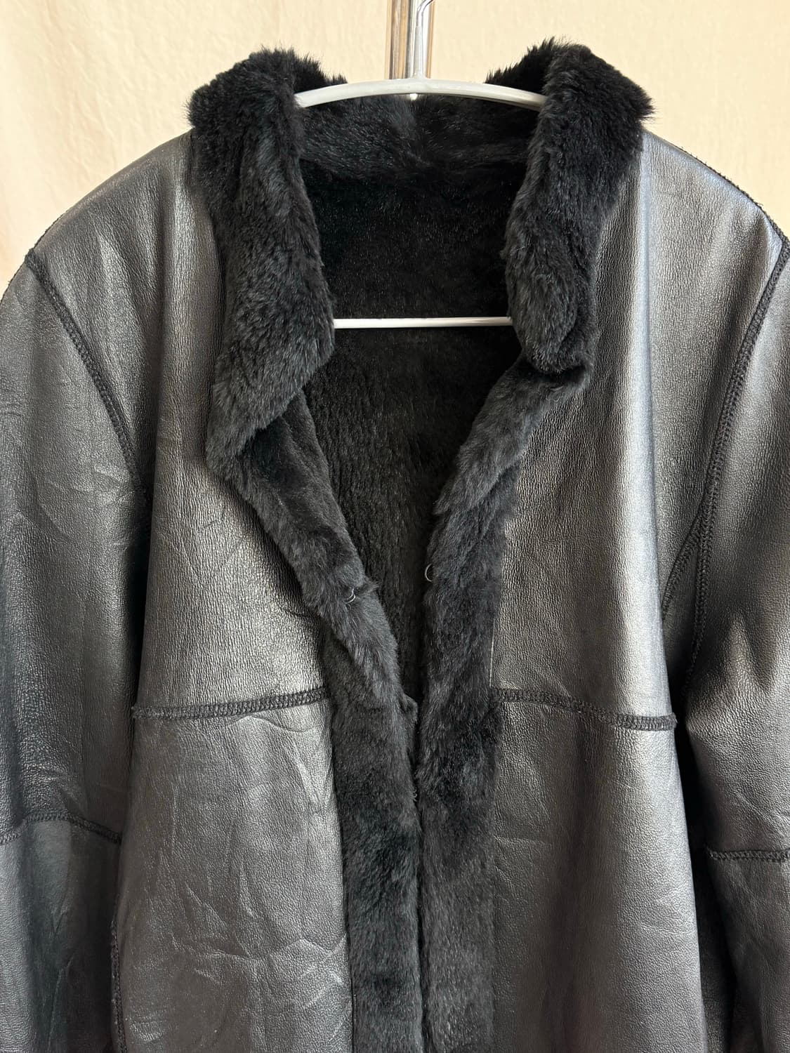 리버서블 무스탕 /시어링 자켓 (Reversible) 상품이미지9