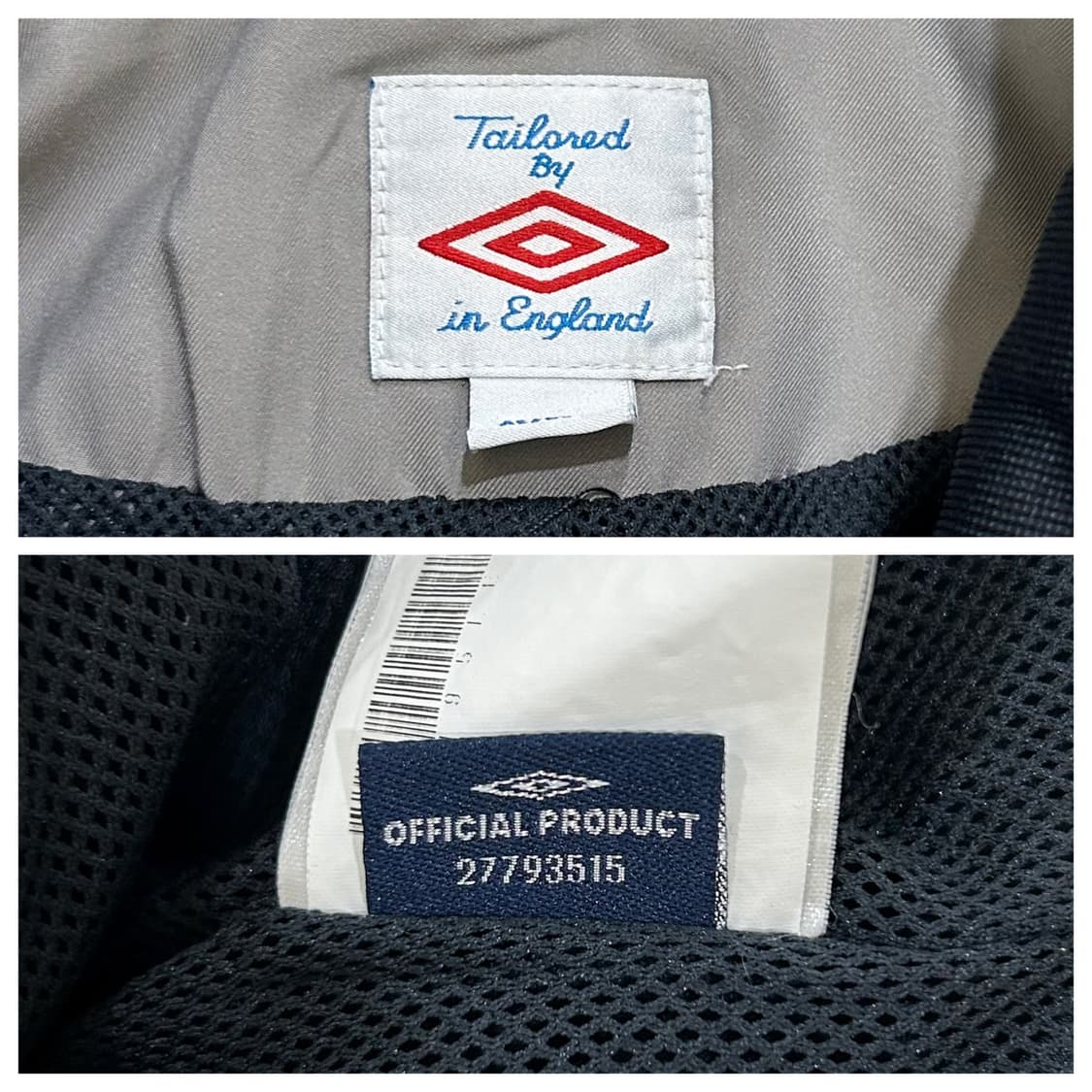 00s UMBRO 엄브로 잉글랜드 국대팀 바람막이 자켓 S 상품이미지8