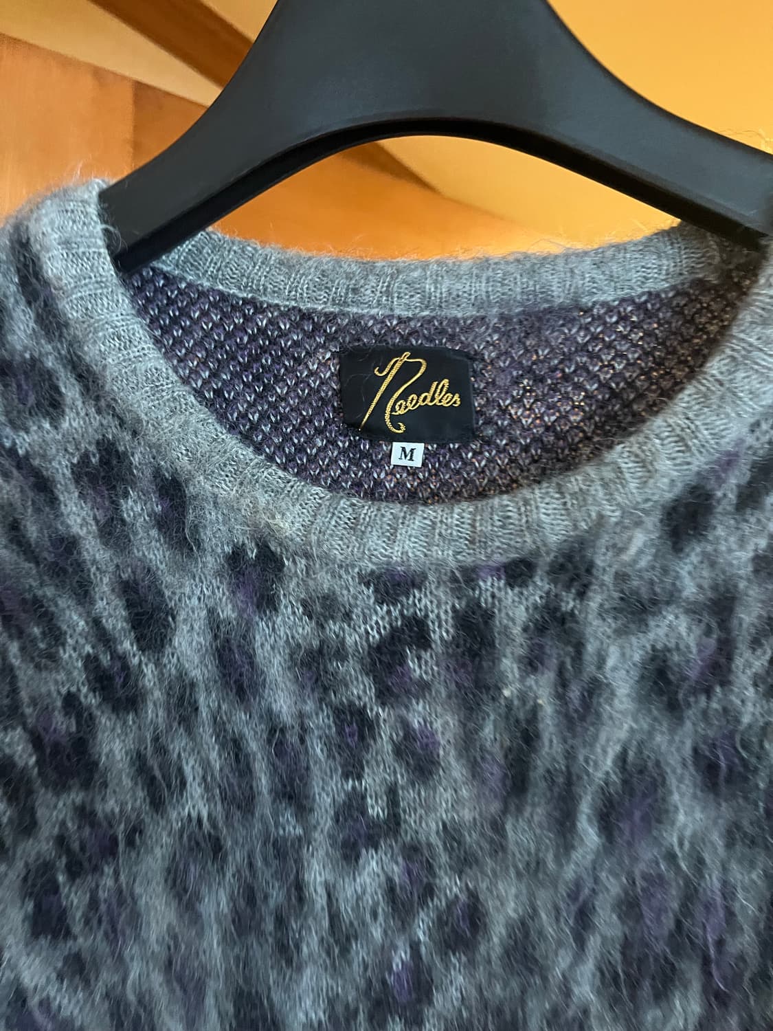 M) 니들스 레오파드 니트 상품이미지2