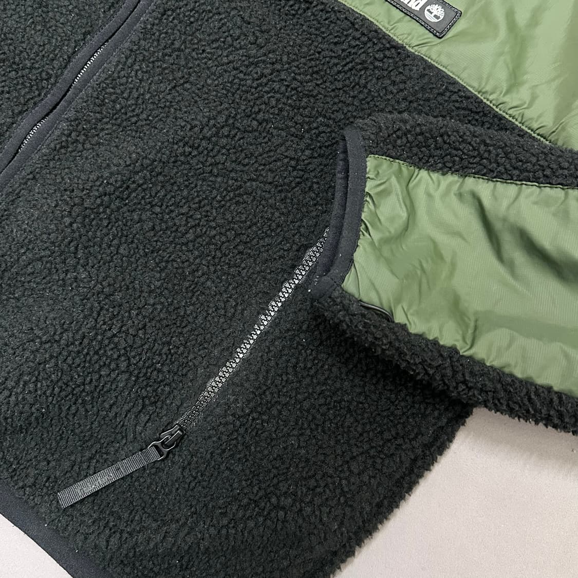 팀버랜드 빈티지 양털 쉐르파 후리스 XL 상품이미지7