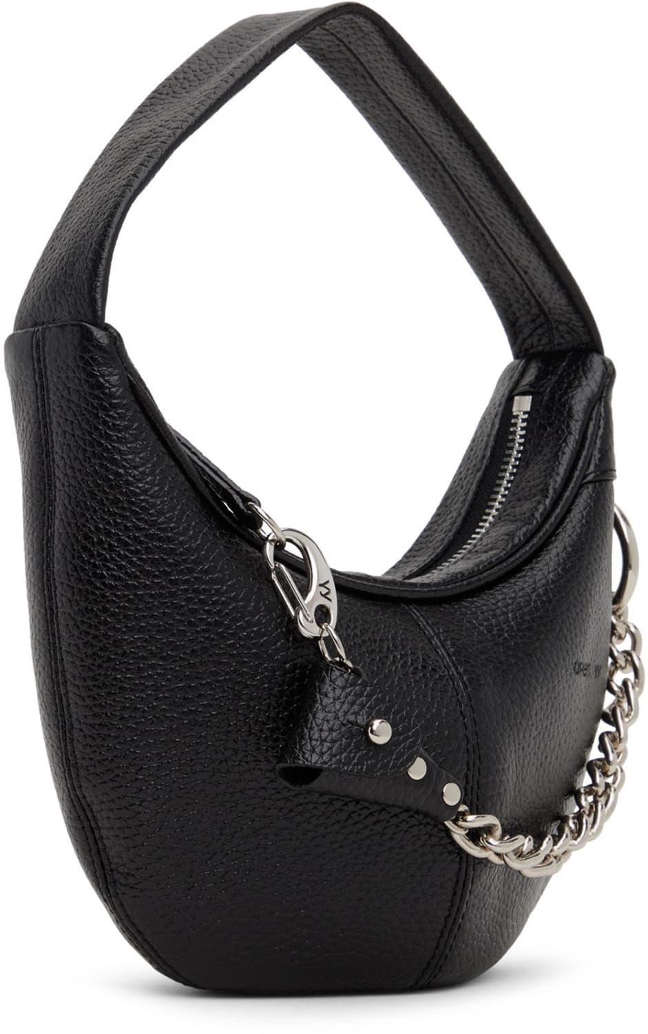 OPEN YY Black Leather Moto Mini Bag 상품이미지1