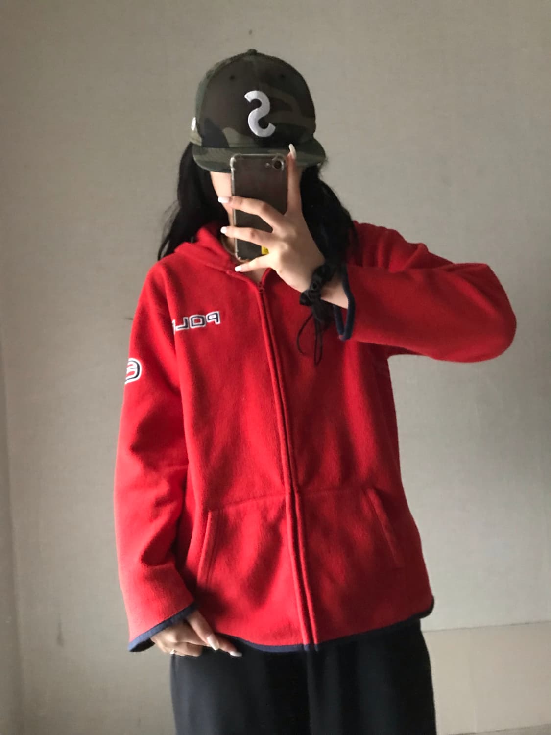 폴로 레드 후리스 상품이미지4