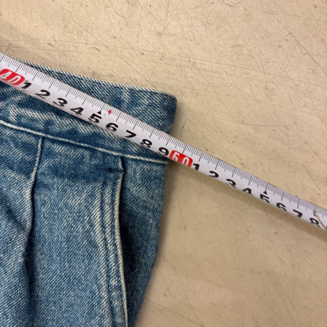 Lee 90s 스트레이트 핏 연청 데님 팬츠 상품이미지6