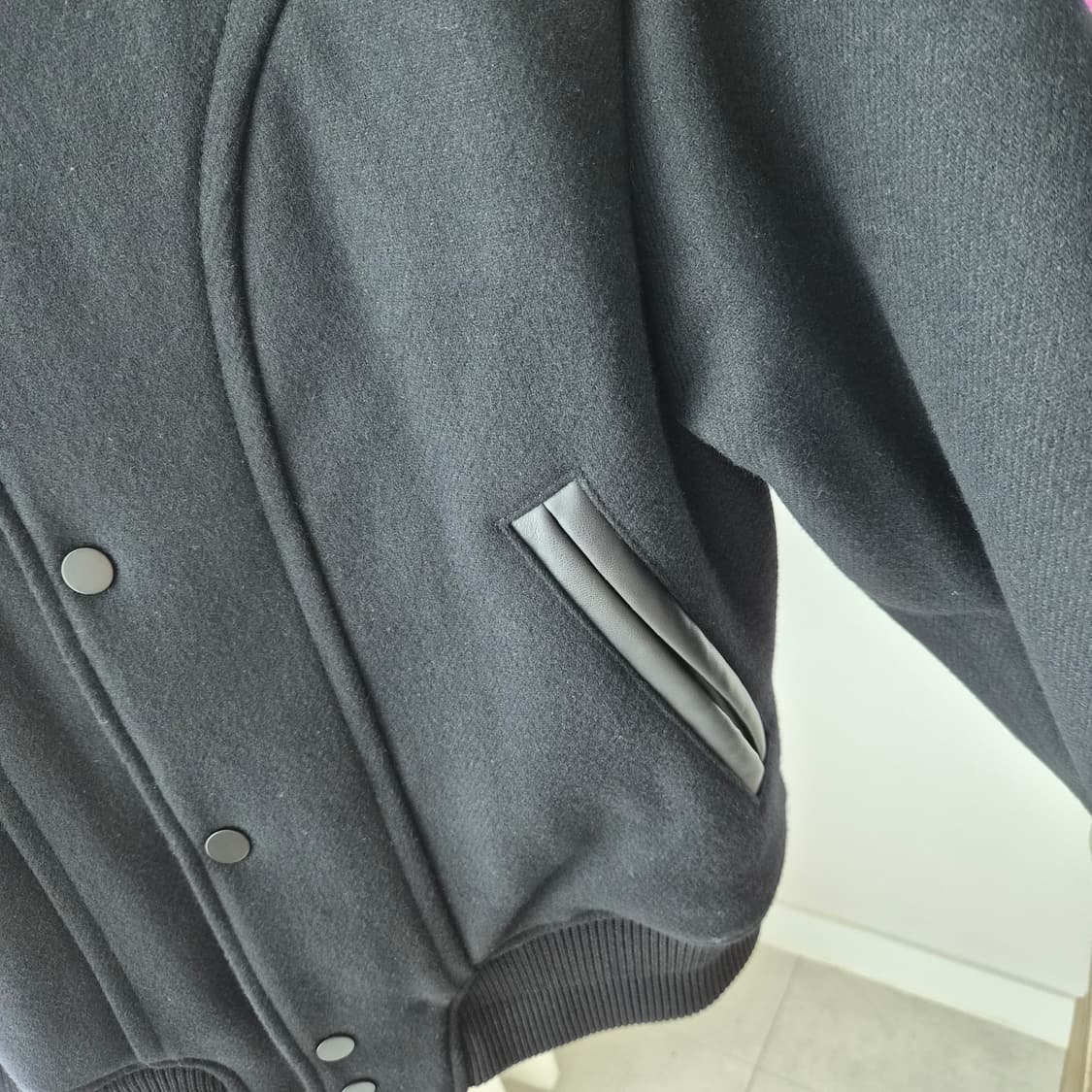 가넷옴므 블랙 바시티 울점퍼 95 상품이미지3