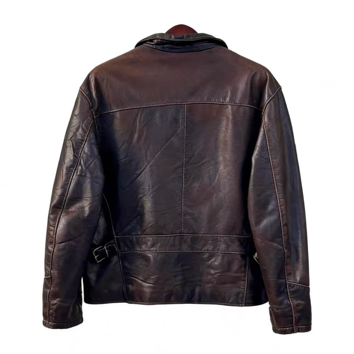  [Dandy Bros] 90s 빈티지 카우하이드 바이커 레더 자켓 상품이미지2