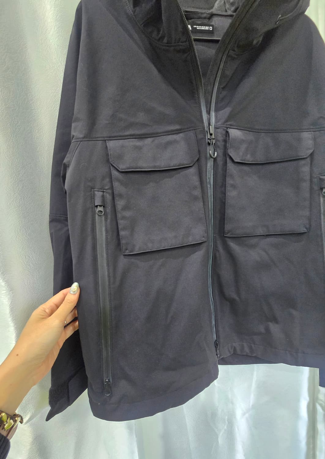 자라 블랙 택티컬 후드 자켓 XL 상품이미지4