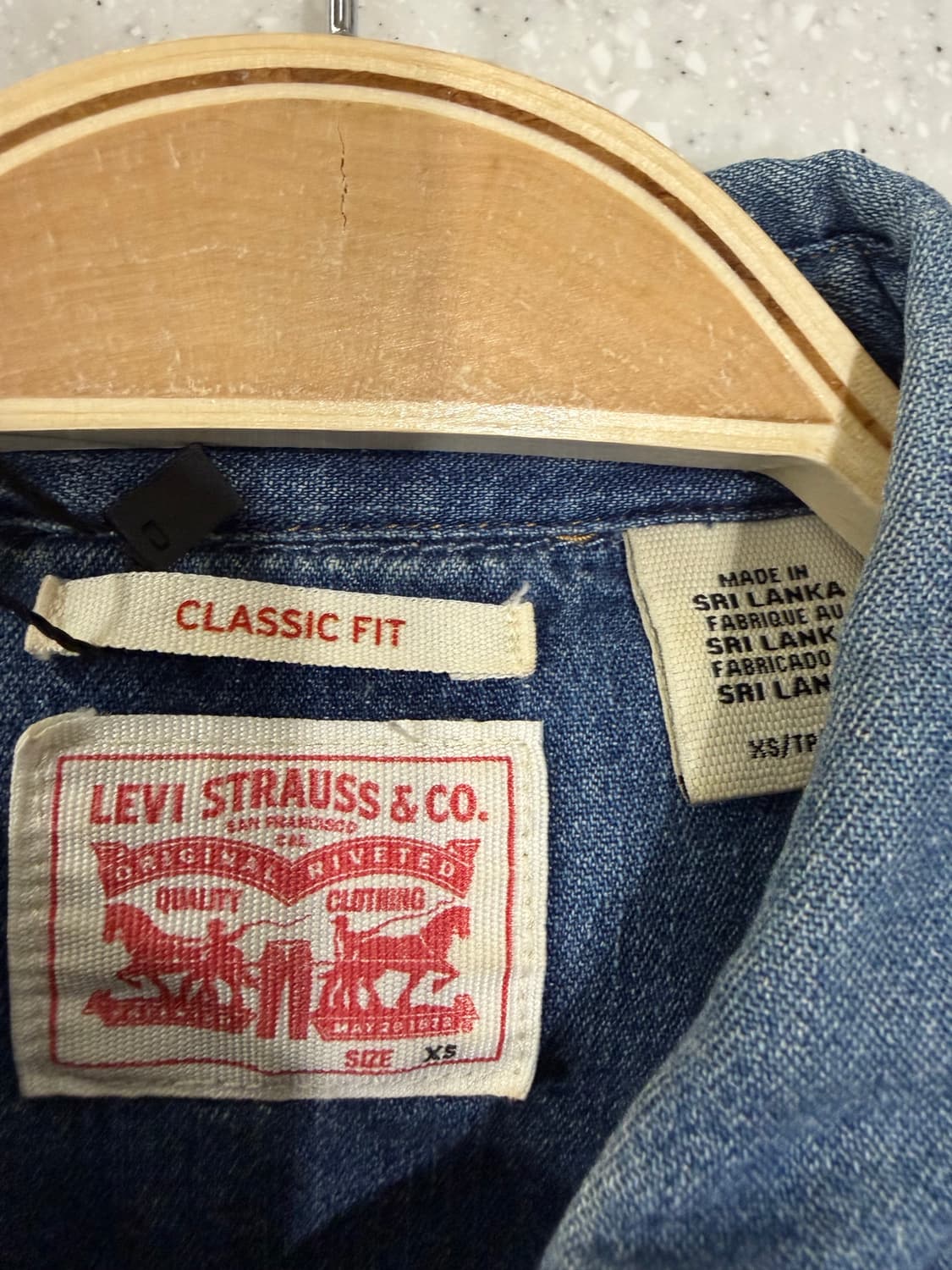 241. 리바이스 데님셔츠 청셔츠 상품이미지2