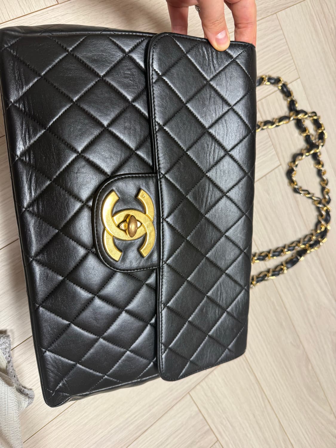 빈티지 샤넬 빅씨씨 클래식 라지 상품이미지2