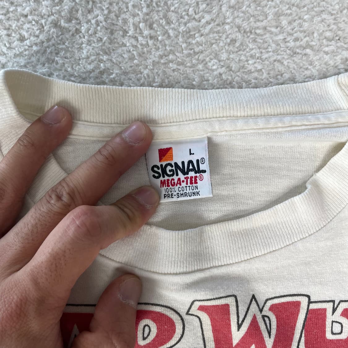 90s Signal Bear Whiz Racing Team 반팔 티셔츠 상품이미지7