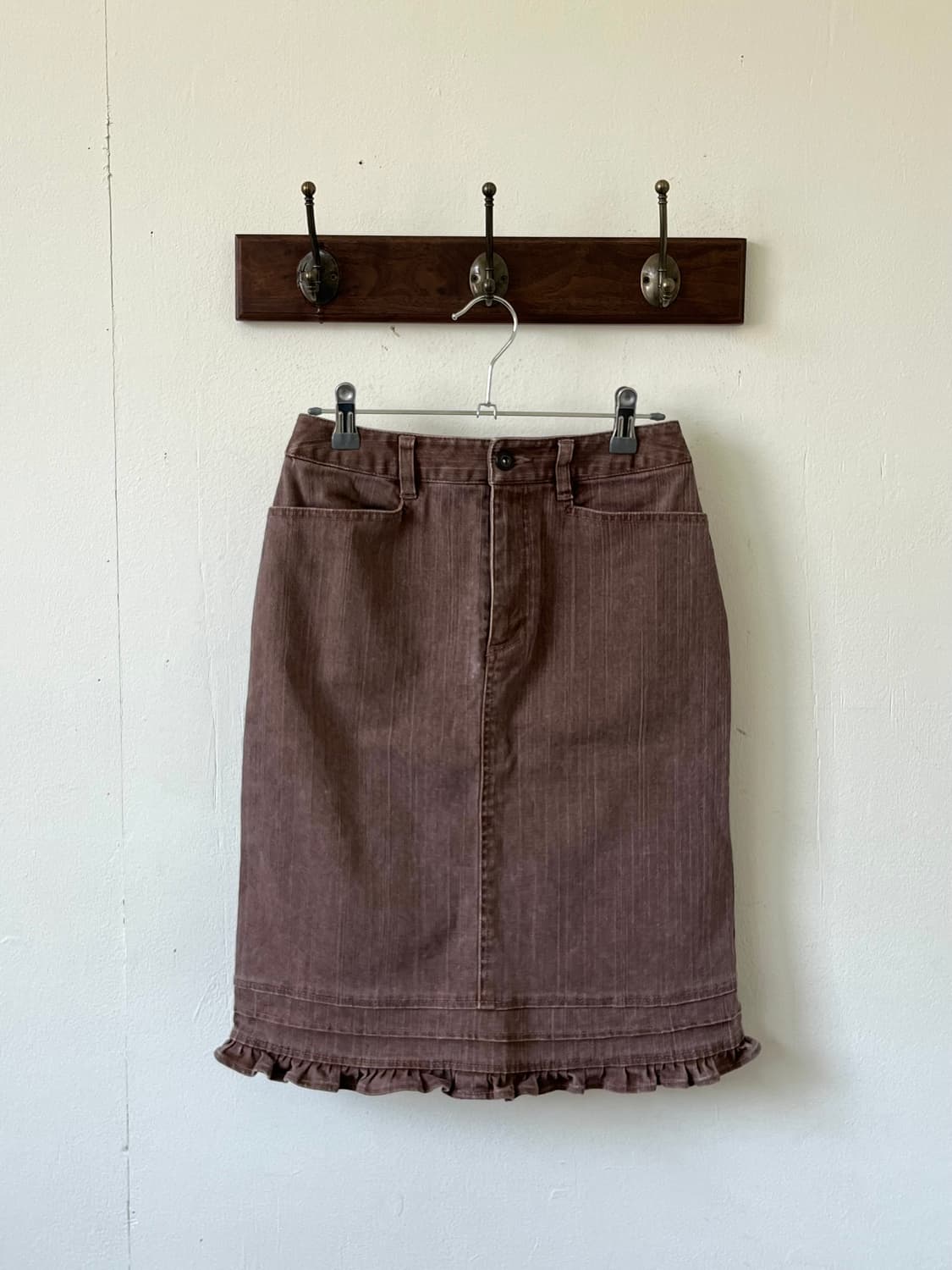 a.v.v 데님 플레어 스커트 상품이미지1