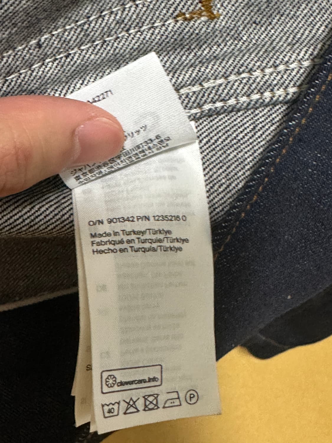 cos 인디고 데님 자켓 상품이미지4