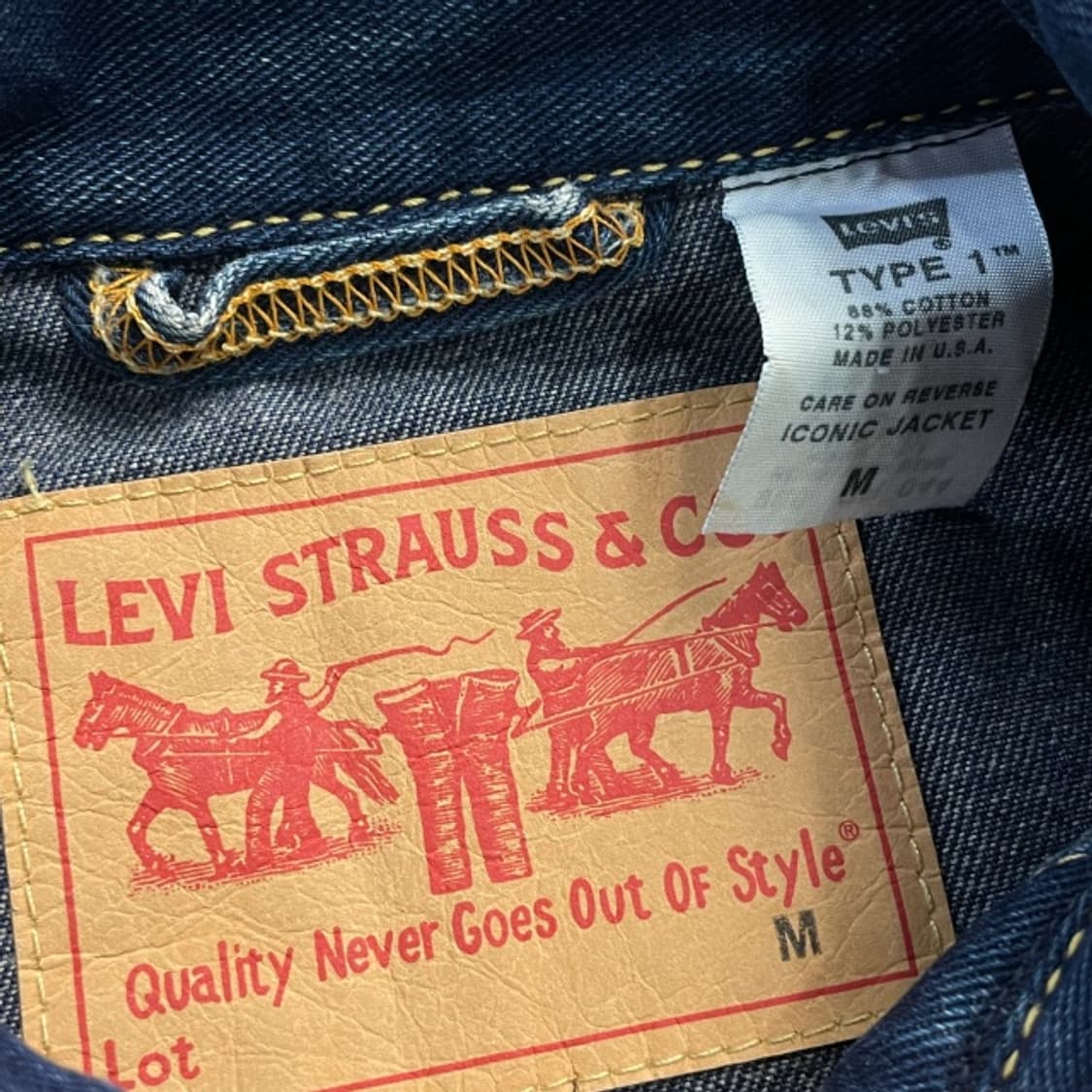 95 리바이스 타입원 청자켓 상품이미지3