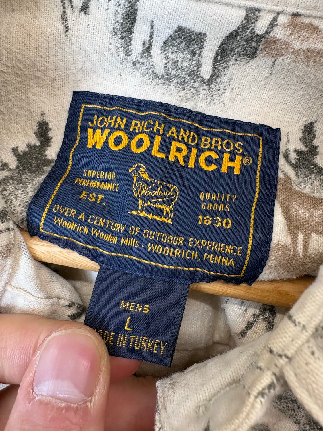 울리치 빈티지 패턴 셔츠 상품이미지6