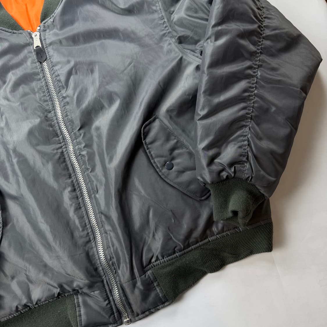 로스코 ma-1 항공점퍼 올리브 상품이미지4