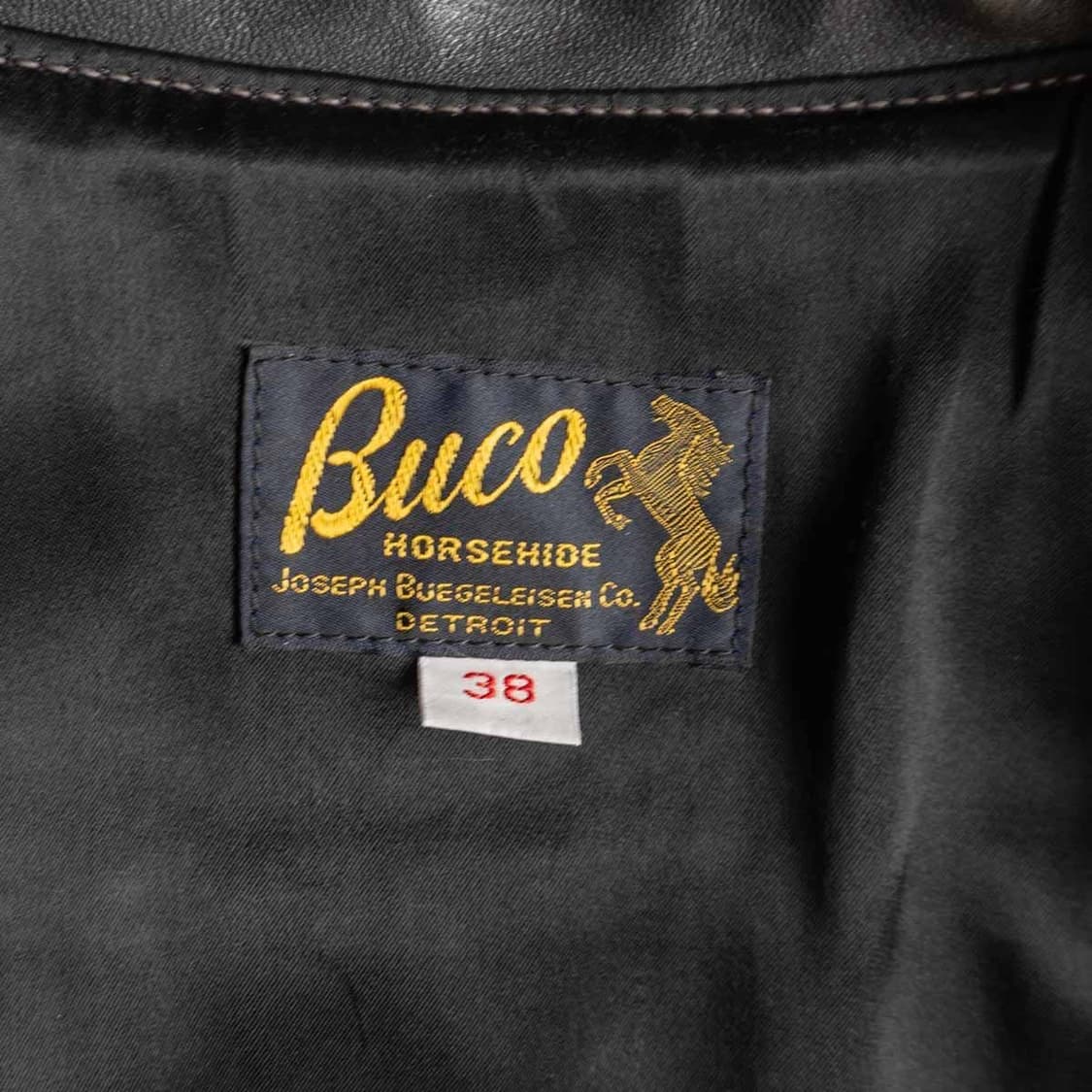 리얼맥코이 Buco 부코 j-100 가죽 레더 자켓 38 뉴핏 신핏 상품이미지7