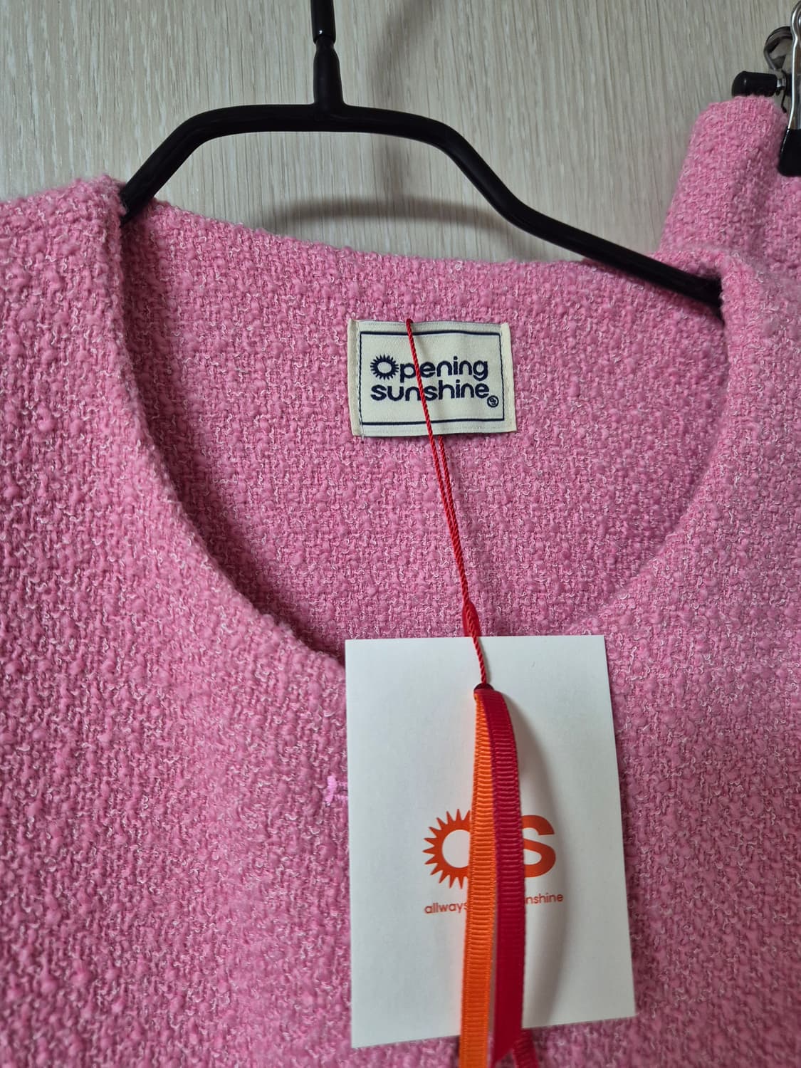 (새제품) 오프닝선샤인  트위드 크롭 울자켓 셋업 세트 상품이미지6