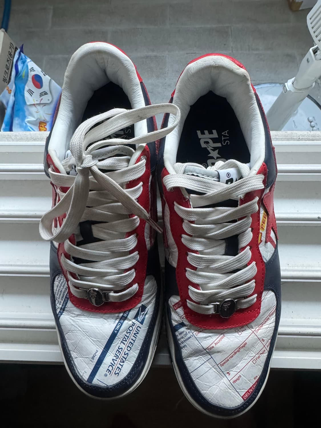 베이프 슈퍼스타 usps 콜라보 280 상품이미지1