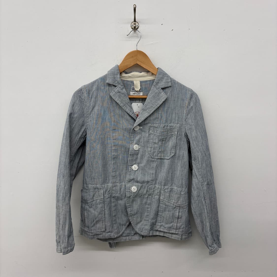 빔즈 빈티지 스트라이프 워크 자켓 여성 S 상품이미지1