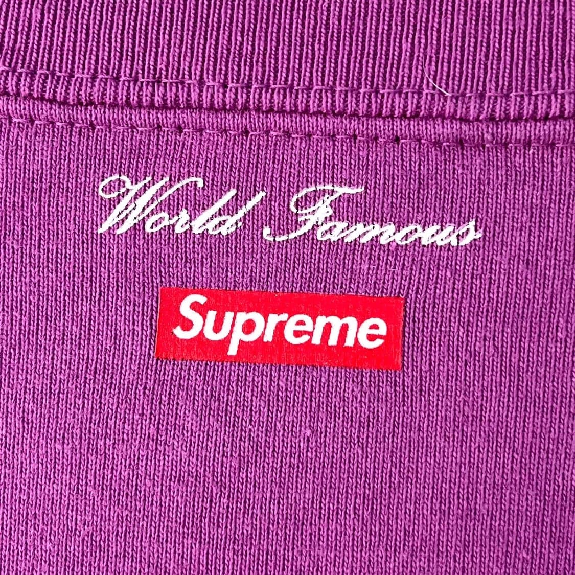 슈프림 20F/W 에어리얼 브라이트 퍼플 크루넥맨투맨 상품이미지8
