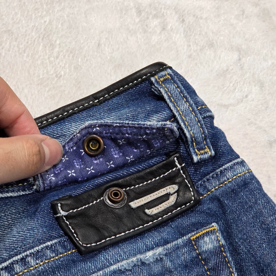 디젤 로우라이즈 데님 팬츠 상품이미지3