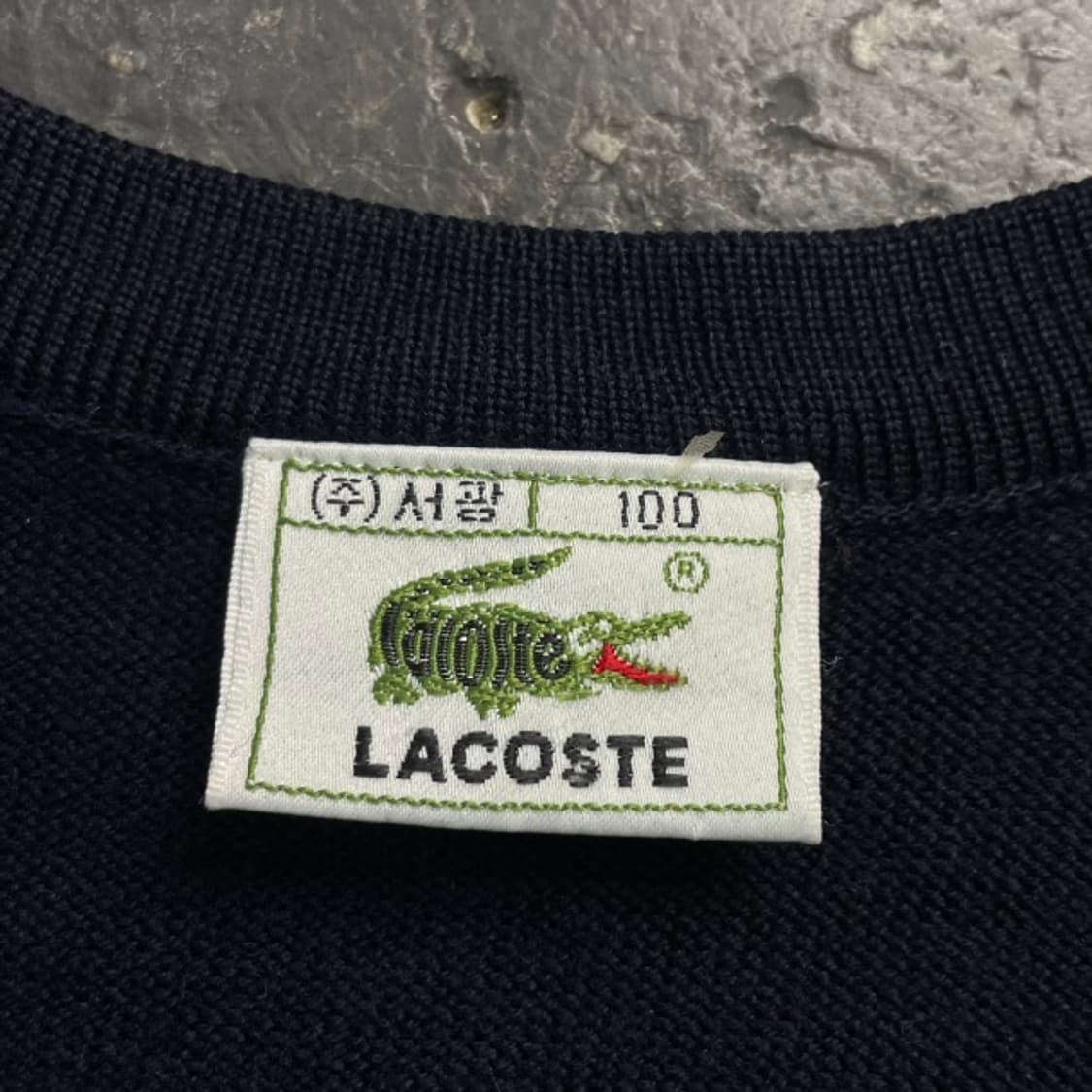 100 라코스테 서광 니트조끼 상품이미지3